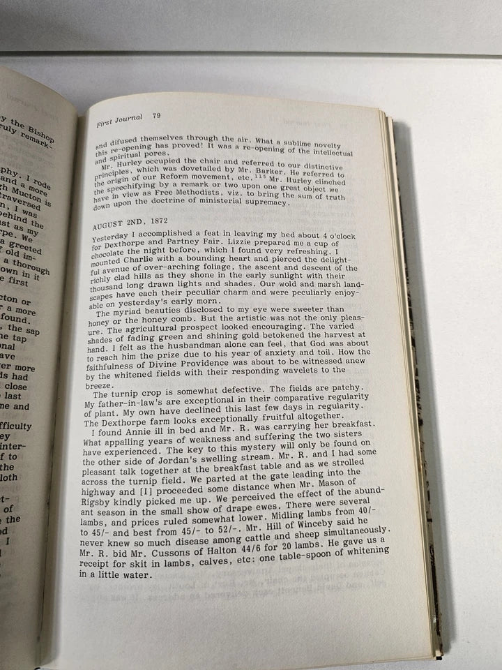 Journals of a Methodist Farmer, 1871 to 1875 by Jean Stovin (1982)