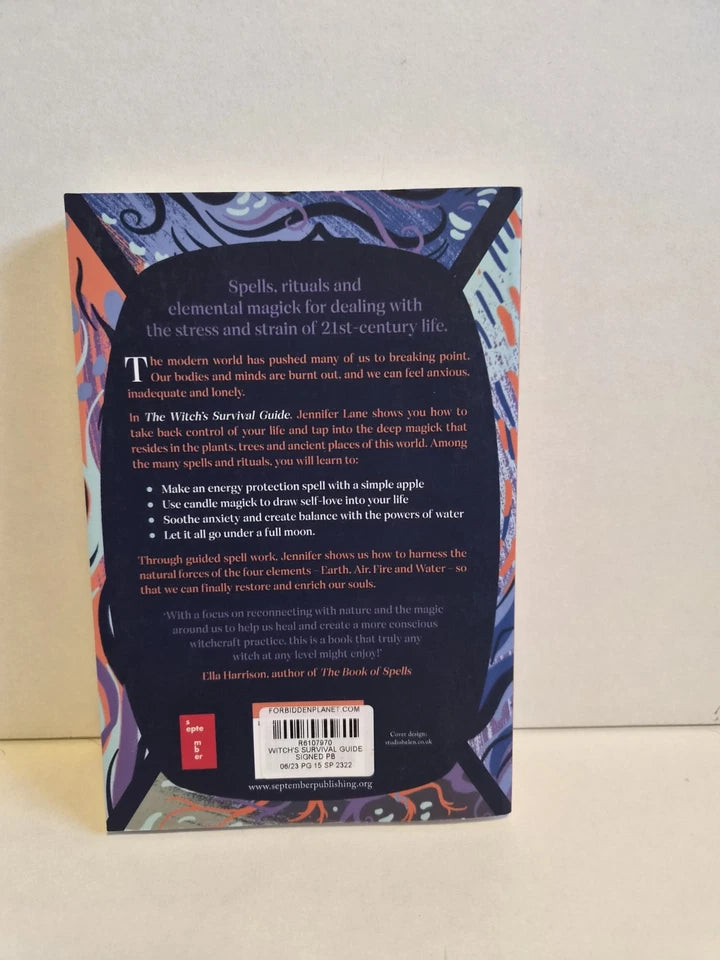 SIGNED The Witch's Survival Guide... by Jennifer Lane (2023)