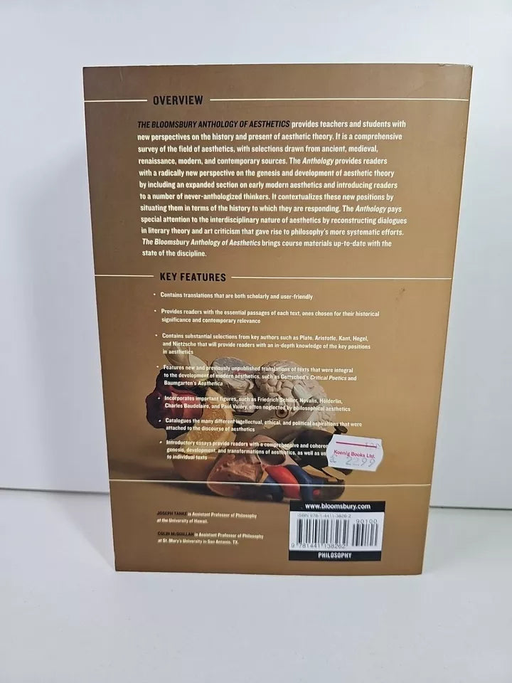 The Bloomsbury Anthology of Aesthetics by Joseph Tanke (2012)