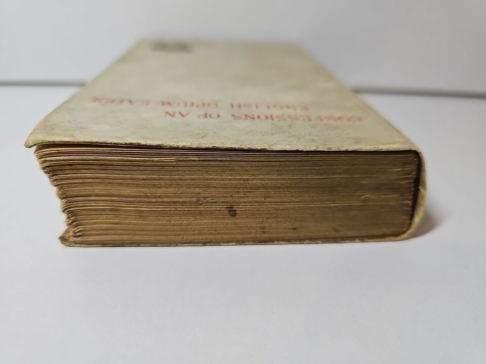 Confessions of An English Opium-Eater by Thomas De Quincey (1885)