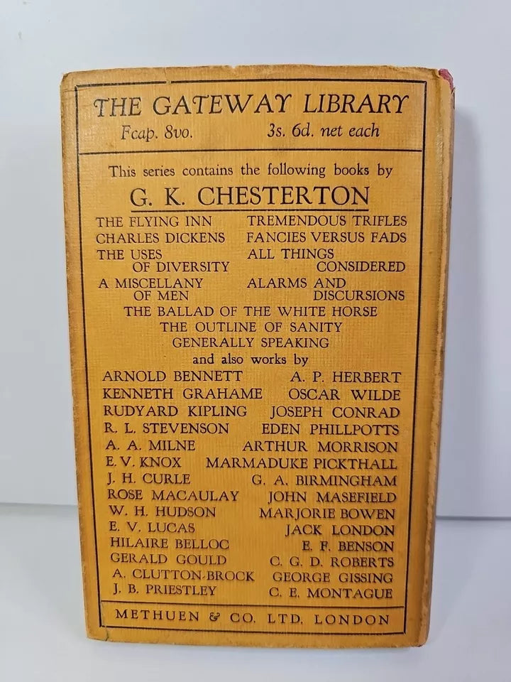 Tremendous Trifles by G K Chesterton (1930)