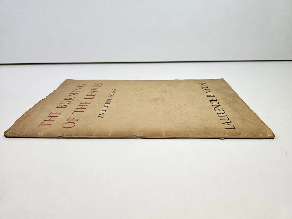 The Burning of the Leaves and Other Poems by Laurence Binyon (1944)