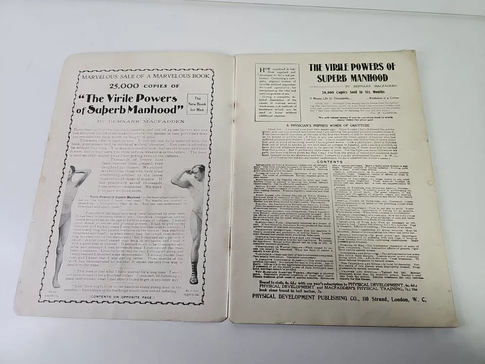 Physical Development Vol 2, October 1901 - Vintage Fitness Booklet