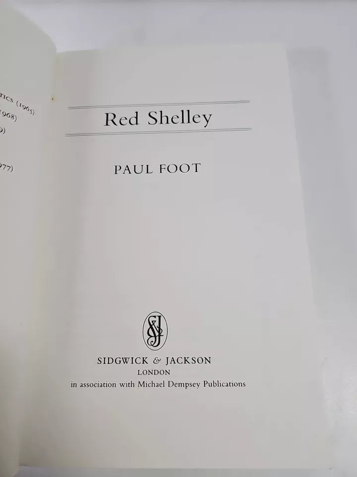 Red Shelley by Paul Foot (1980)