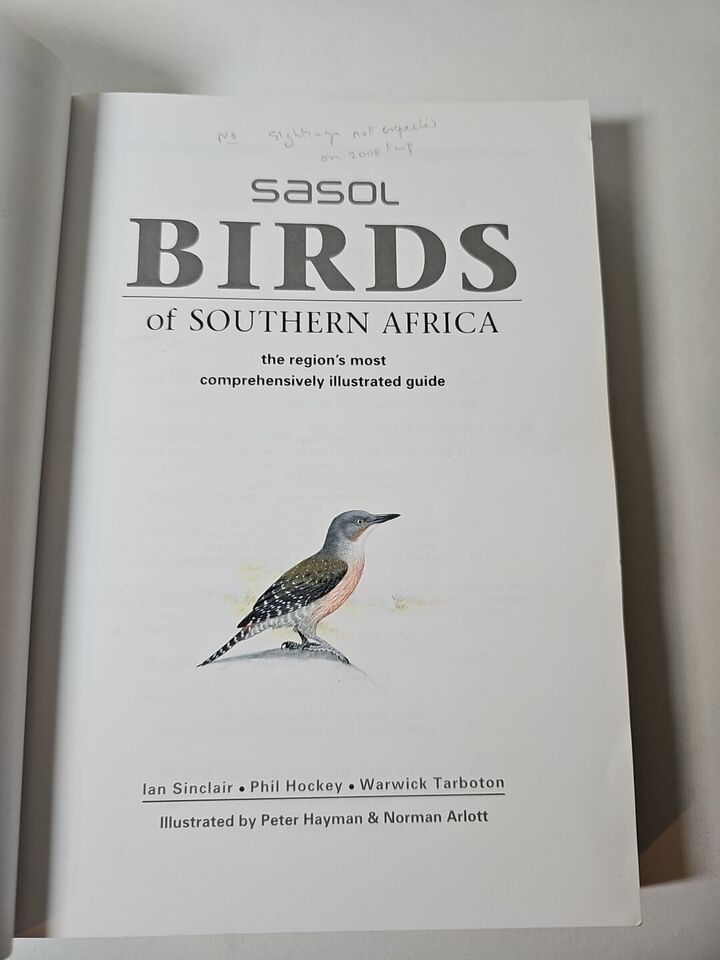 Sasol Birds of Southern Africa by Ian Sinclair (2002)