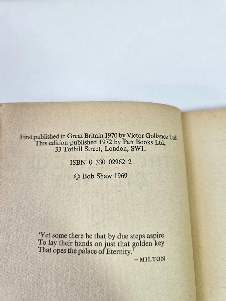 The Palace of Eternity by Bob Shaw (1972 - Pan Science Fiction)