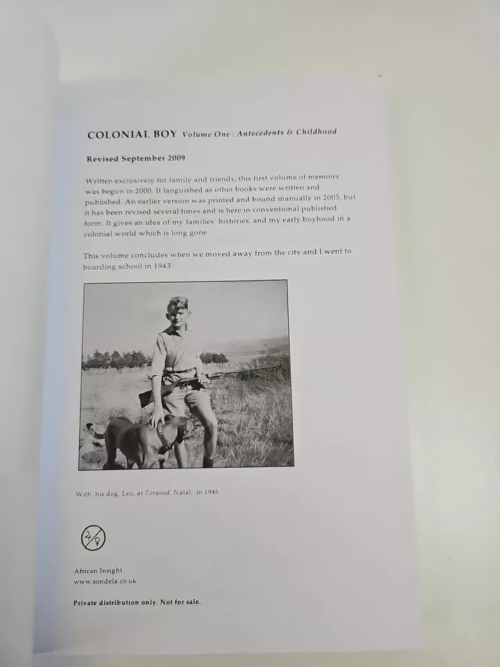 SIGNED - Colonial Boy Volume 1 by Dennis Montgomery (2009)
