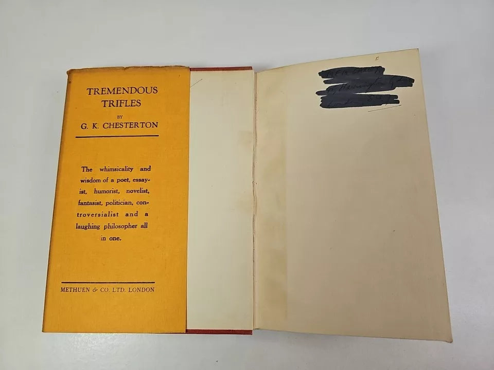 Tremendous Trifles by G K Chesterton (1930)