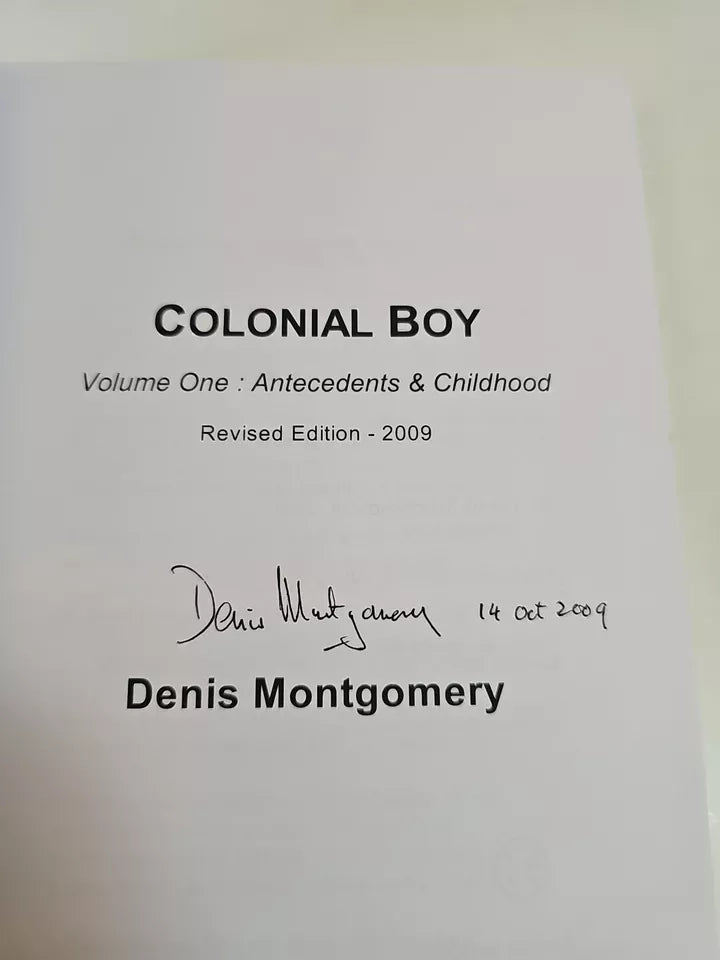 SIGNED - Colonial Boy Volume 1 by Dennis Montgomery (2009)
