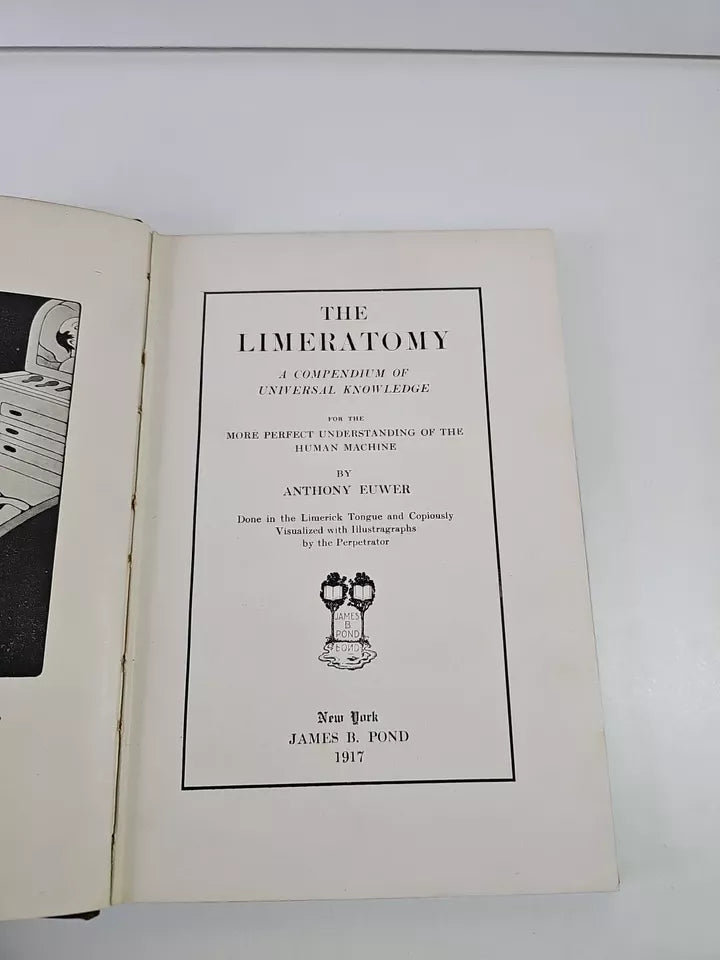 The Limeratomy (Limericks) by Anthony Euwer (1917)