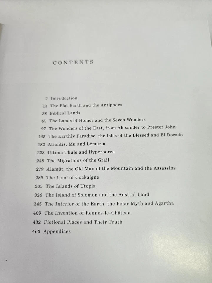 The Book of Legendary Lands by Umberto Eco (2013)