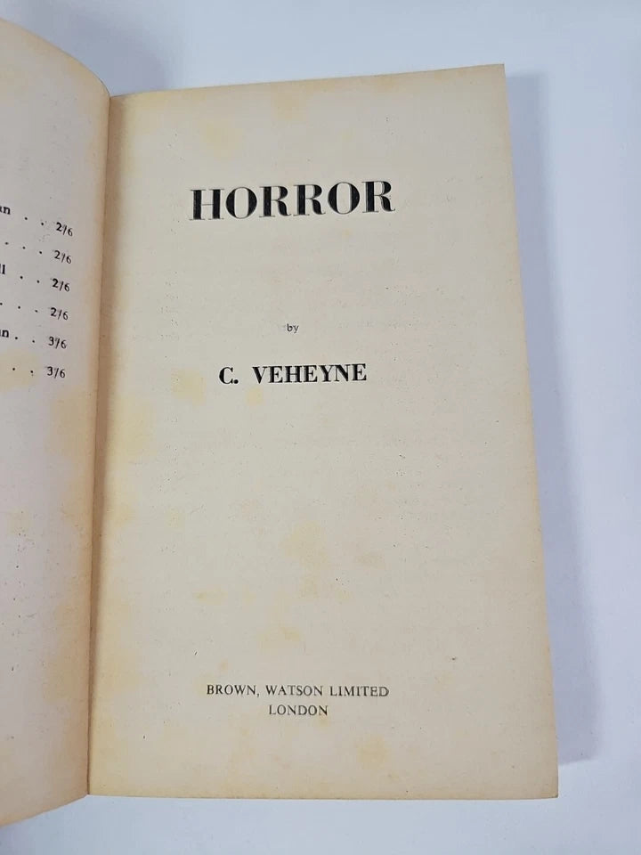 Horror by C Veheyne (1964)