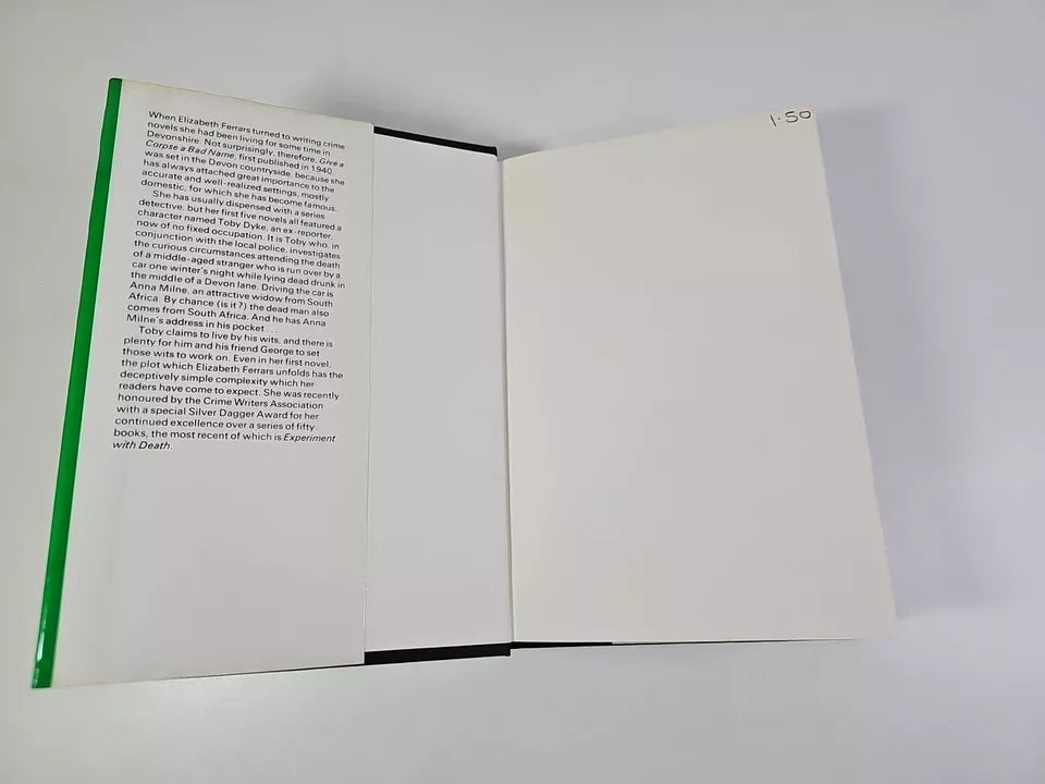 Give a Corpse a Bad Name by Elizabeth Ferrars (Hardcover, 1981)