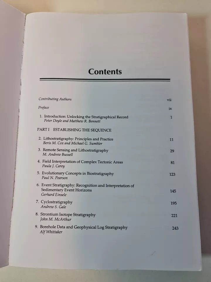 Unlocking the Stratigraphical Record... by Peter Doyle (1998)