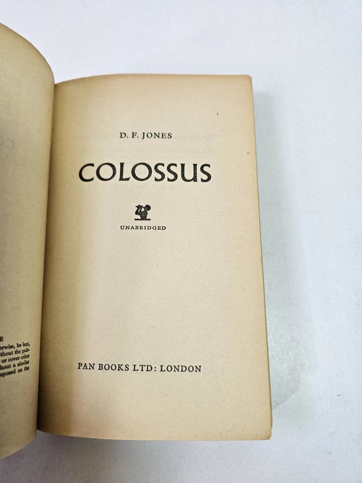 Colossus by D. F. Jones (1968 - Pan Science Fiction)