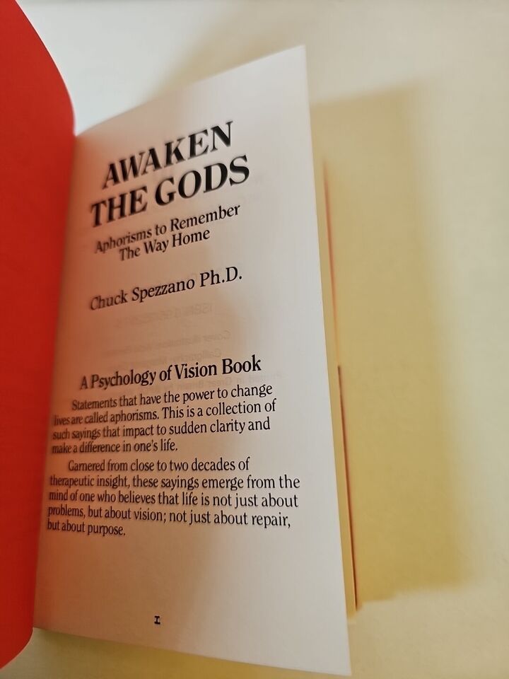 Awaken the Gods: Aphorisms to Remember Your Way Home by Chuck Spezzano (1991)