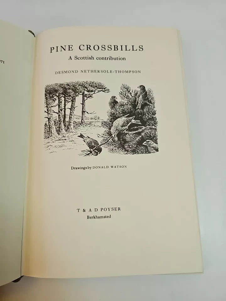 Pine Crossbills by Desmond Nethersole-Thompson (1975)