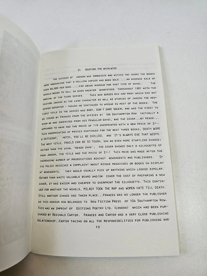 The Trials of Hank Janson by Steve Holland