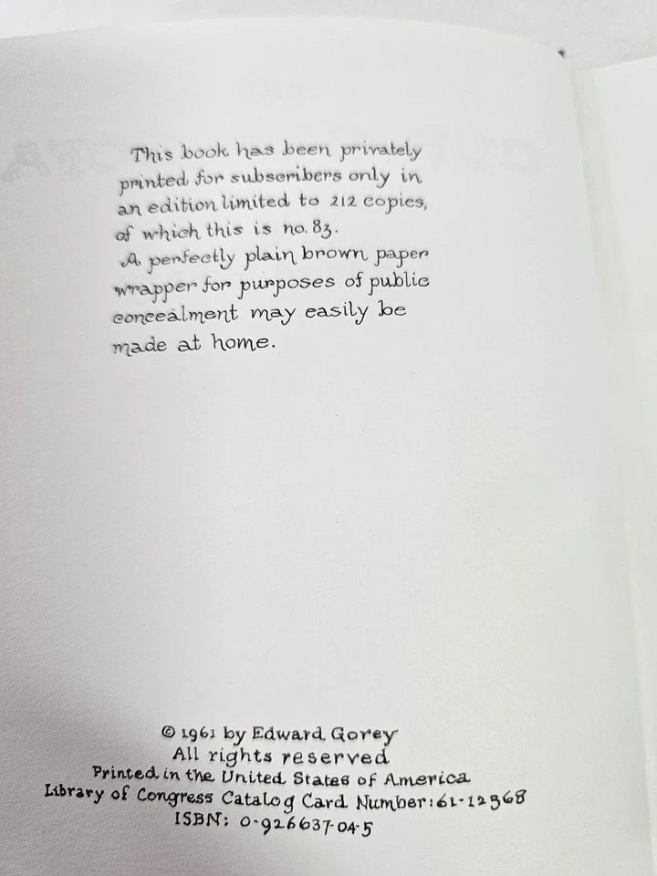 Curious Sofa by Edward Gorey (1986)