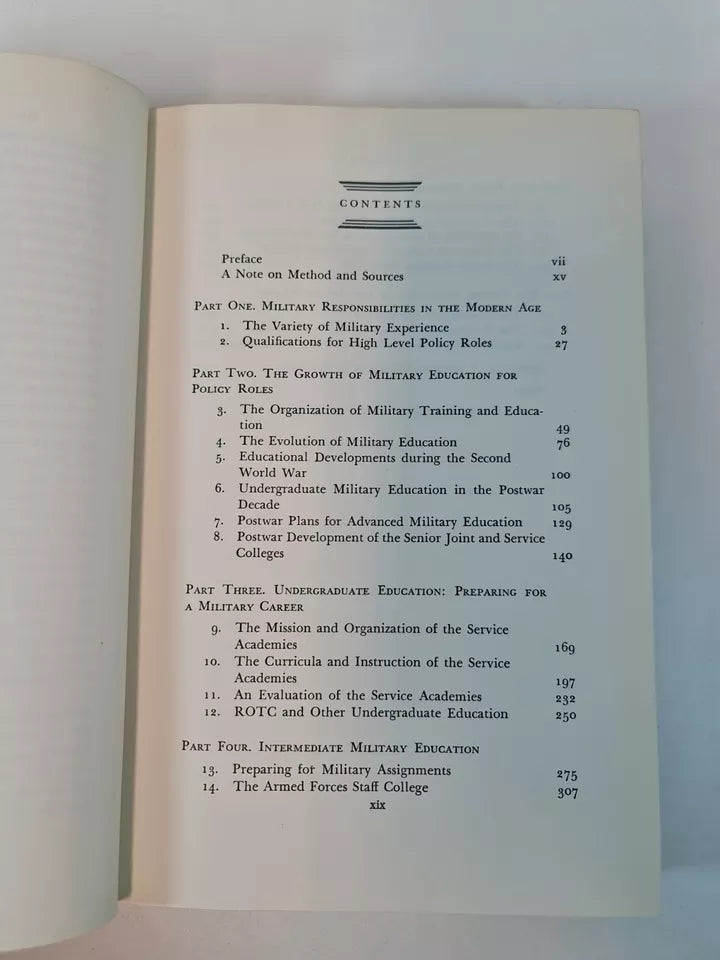 Soldiers and Scholars: Military Education and National Policy, Masland (1957)
