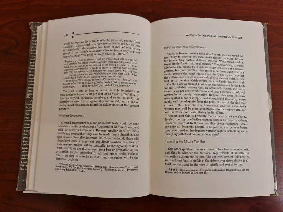 Deterrence, Arms Control and Disarmament by J Singer (1962)
