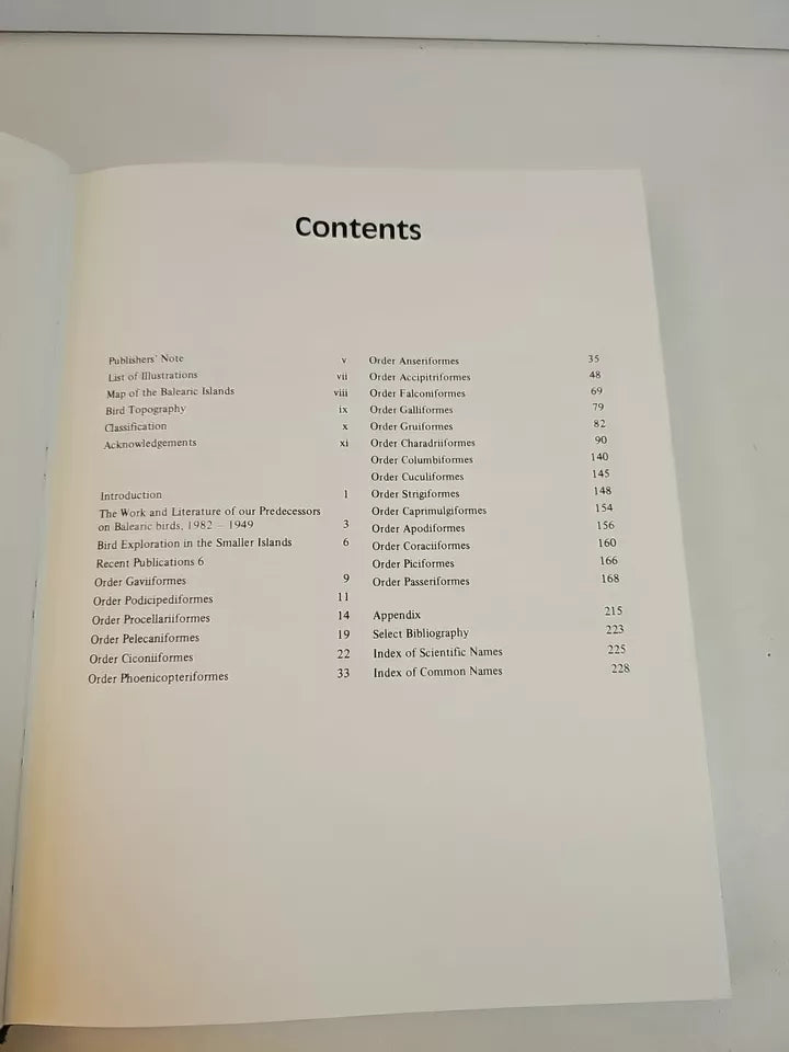 Birds of the Balearics by David Bannerman (1983)