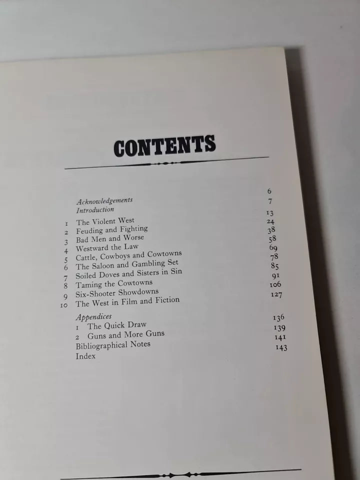 Gunsmoke: Study of Violence in the Wild West by Joseph G Rosa (1977)