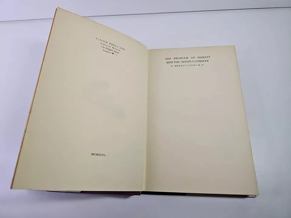 Hamlet by Shakespeare with a psycho analytical study by Ernest Jones (1947)