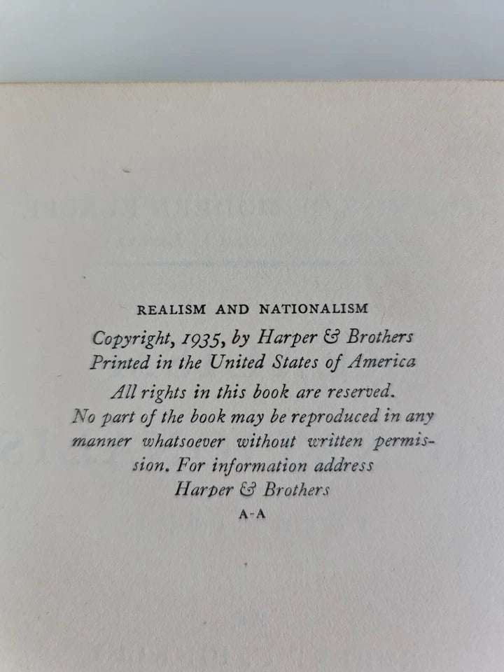 Realism and Nationalism 1852-1871 by Robert Binkley (1935)