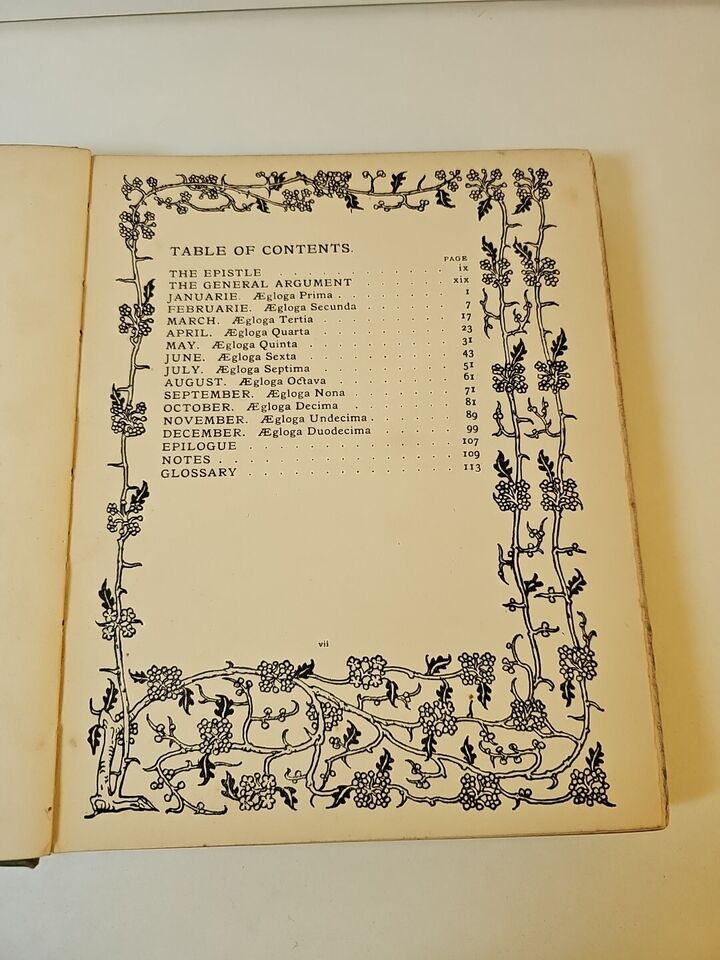 The Shepheard's Calender by Edmund Spenser (1898)