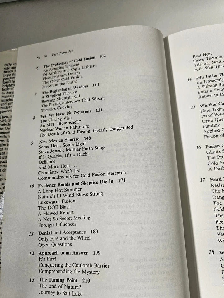 SIGNED Fire from Ice... Cold Fusion Furor by Eugene Mallove (1991)