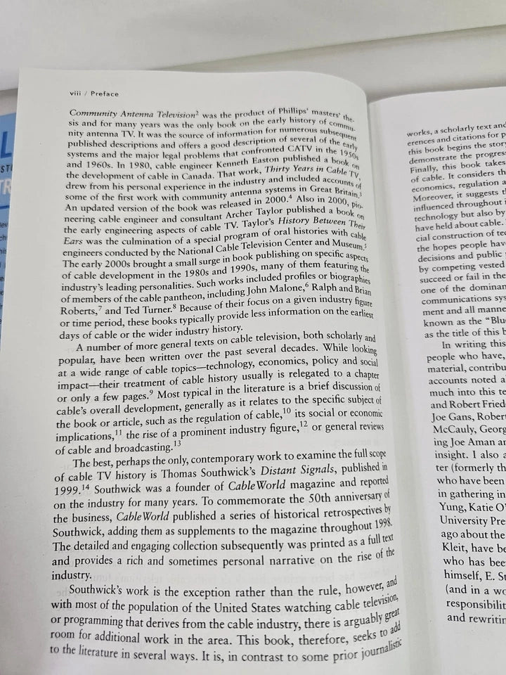 Blue Skies: A History of Cable Television by Patrick R. Parsons (2008)