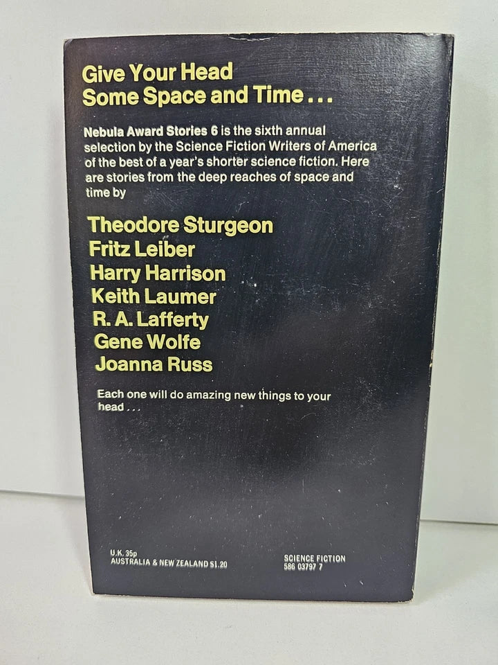 Nebula Award Stories 6 by Clifford D. Simak (1973 - Panther Science Fiction)