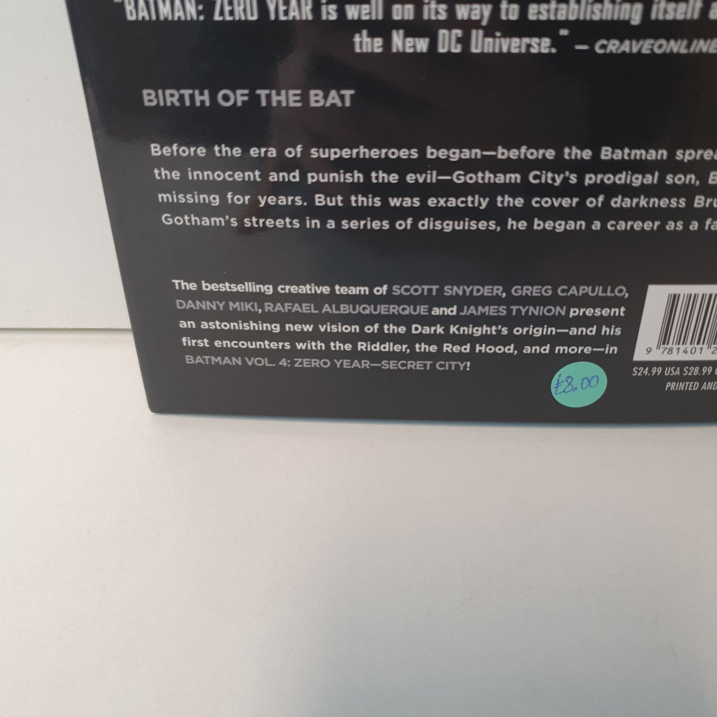 Batman Vol 4 Zero Year - Secret City by Snyder, Capullo & Miki (2014)