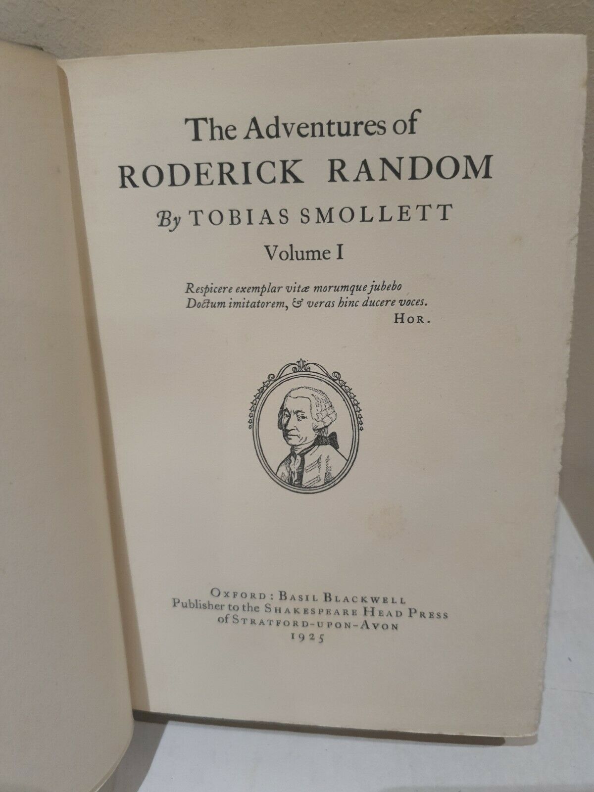 Roderick Random Volume I & II - Tobias Smollett (1926)