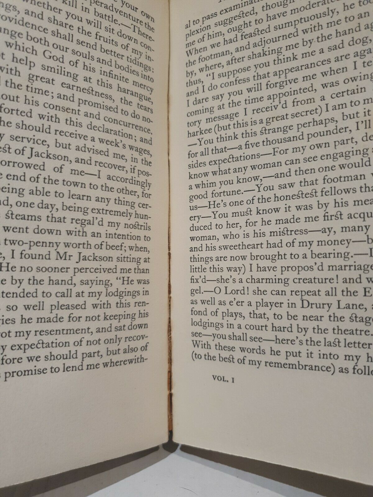 Roderick Random Volume I & II - Tobias Smollett (1926)