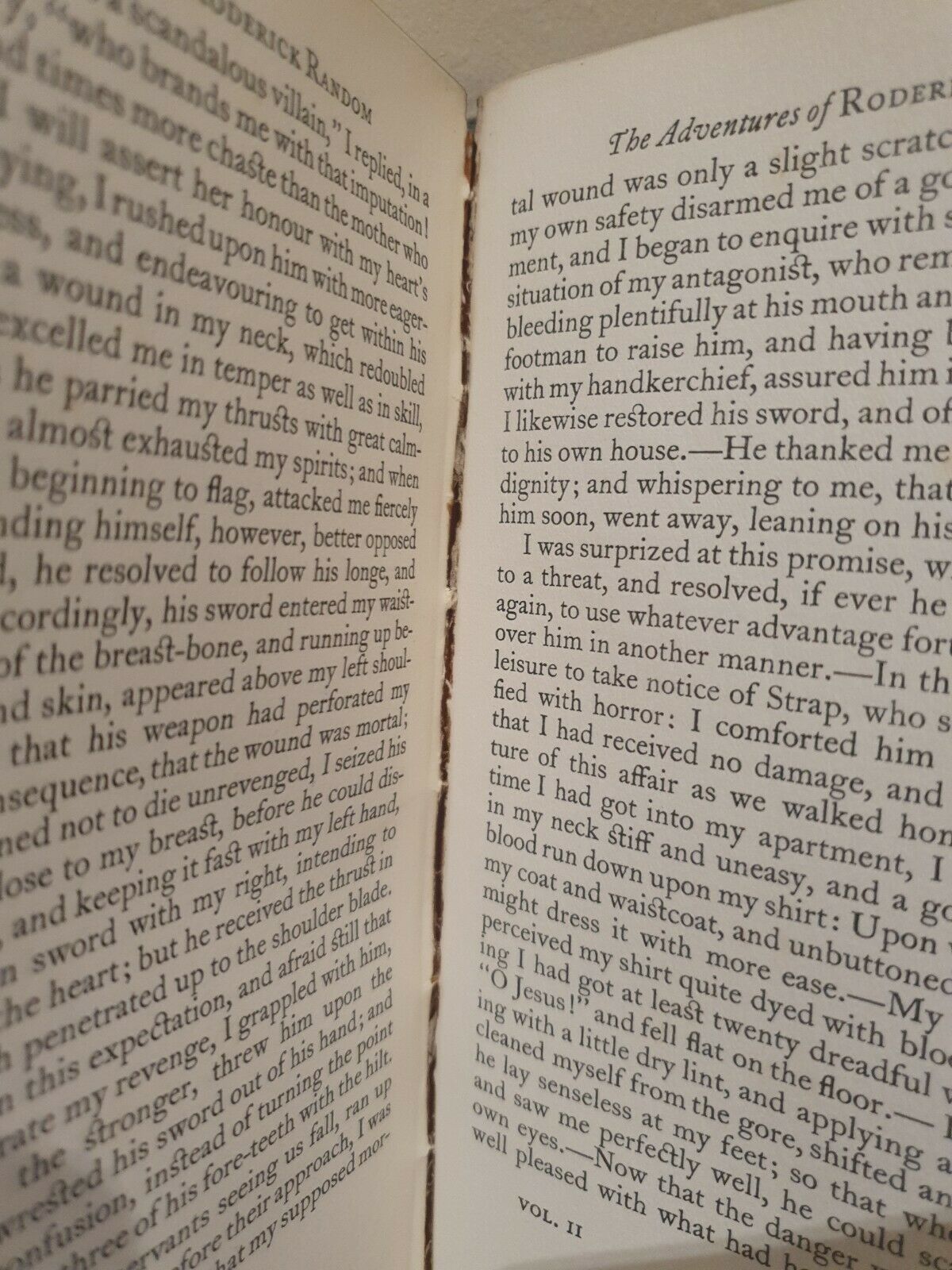 Roderick Random Volume I & II - Tobias Smollett (1926)