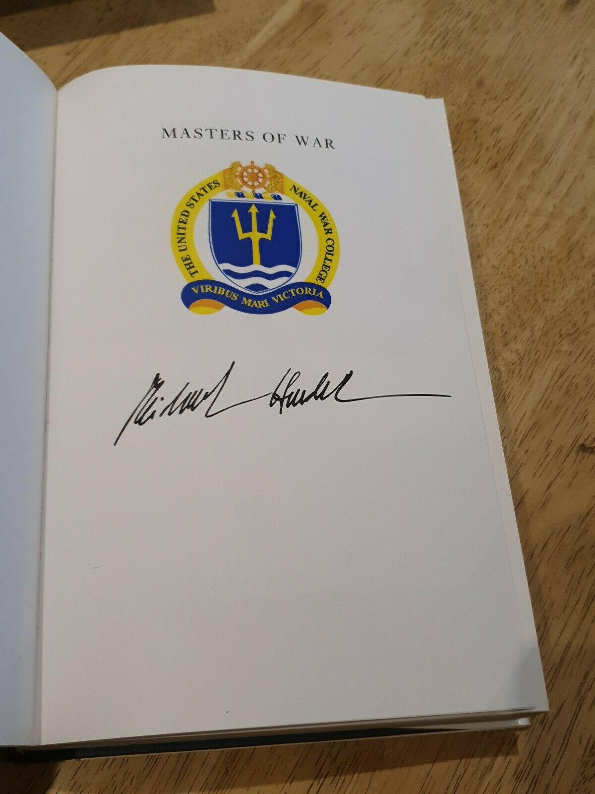 SIGNED -Masters of War by Michael I Handel