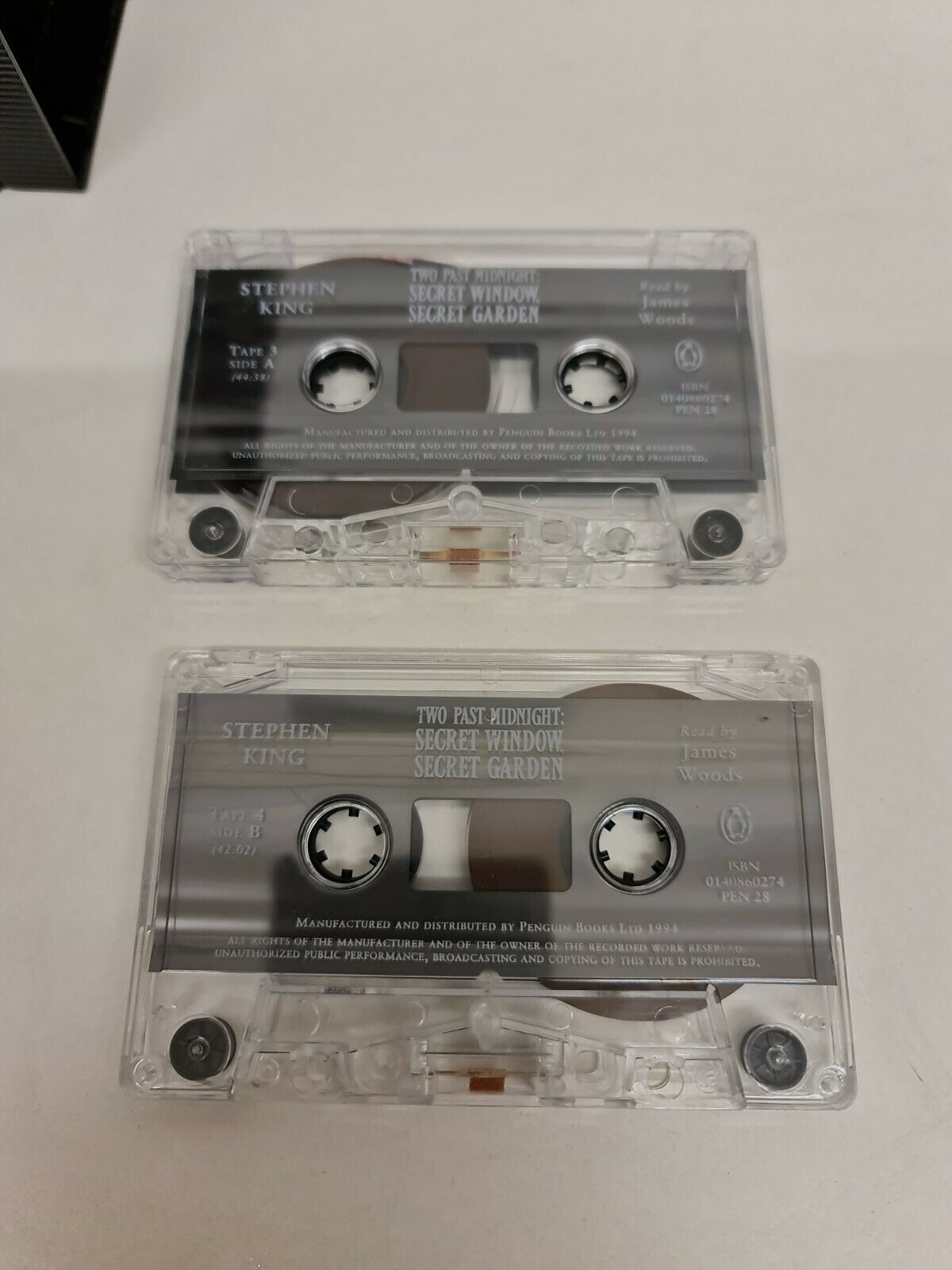 Two Past Midnight: Secret Window, Secret Garden by Stephen King (Cassette, 1994)