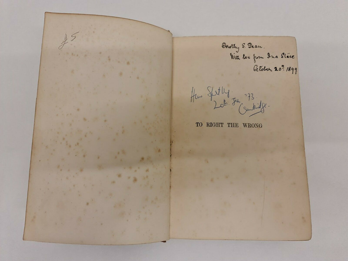 To Right The Wrong by Edna Lyall (1897)