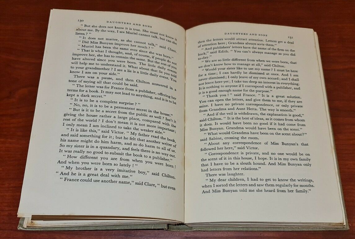 Daughters and Sons by I Compton-Burnett (1950)