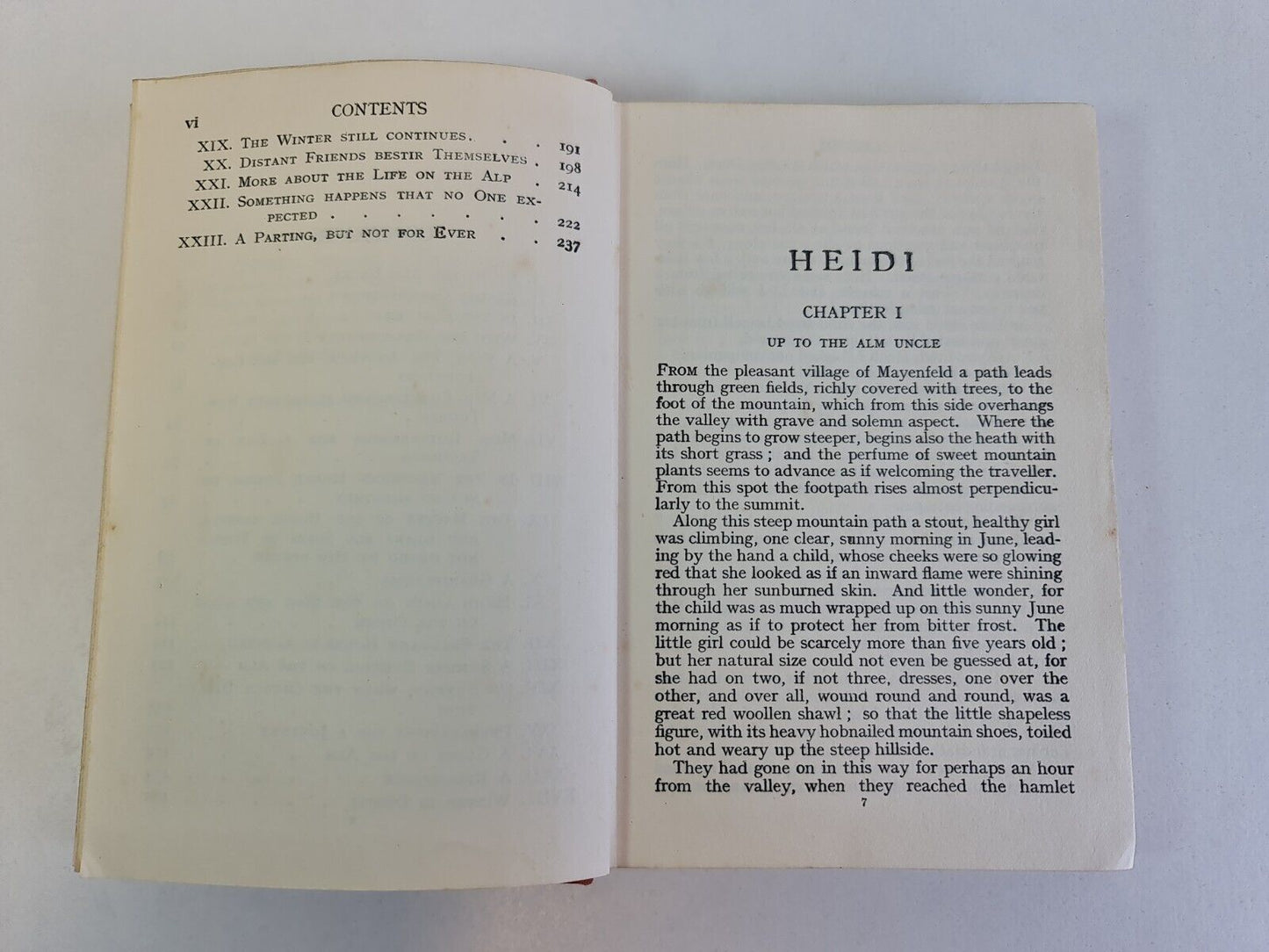 Heidi: A Story for Children by Johanna Spyri (1937)