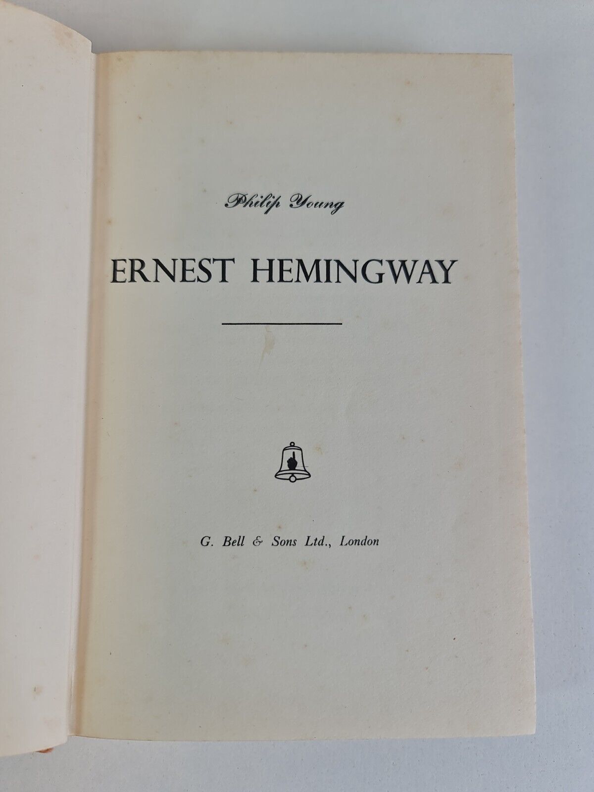 Ernest Hemingway by Philip Young (1952)