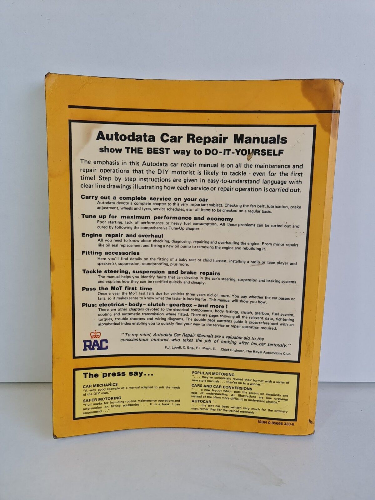 Moris Marina 1971-1980 Car Repair Manual - Autodata (1983)