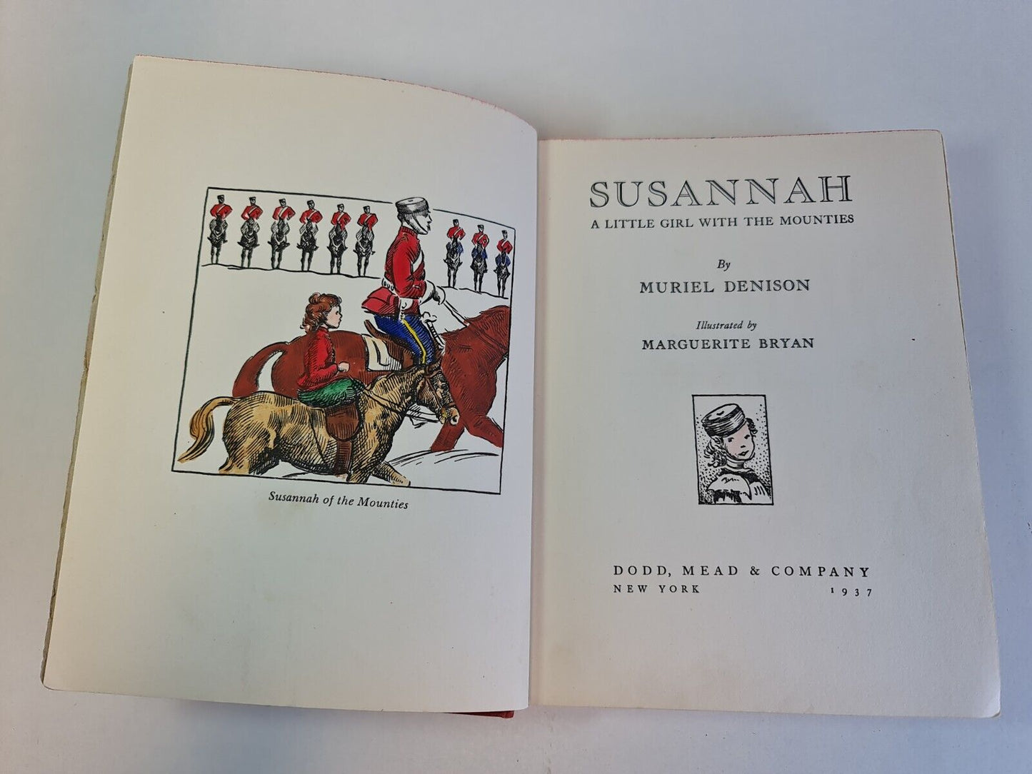 Susannah: A Little Girl With the Mounties by Muriel Denison (1937)