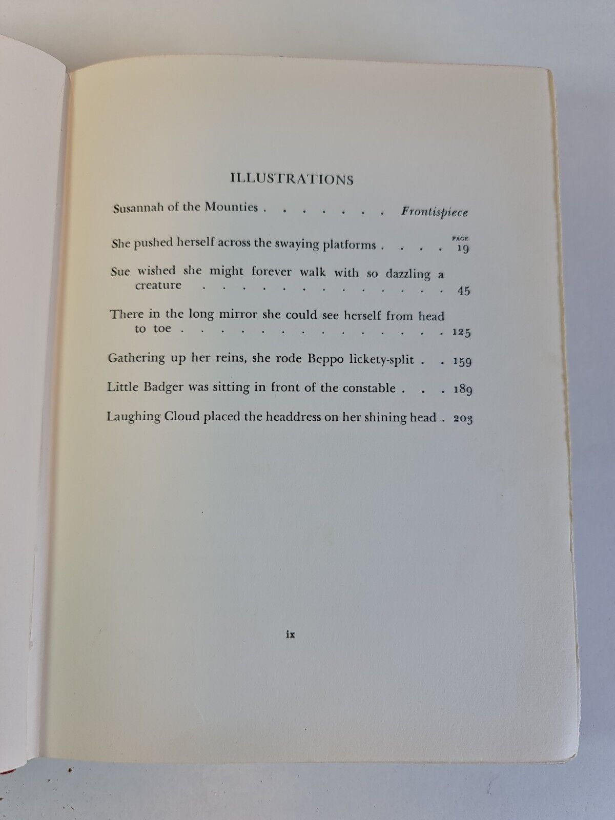 Susannah: A Little Girl With the Mounties by Muriel Denison (1937)