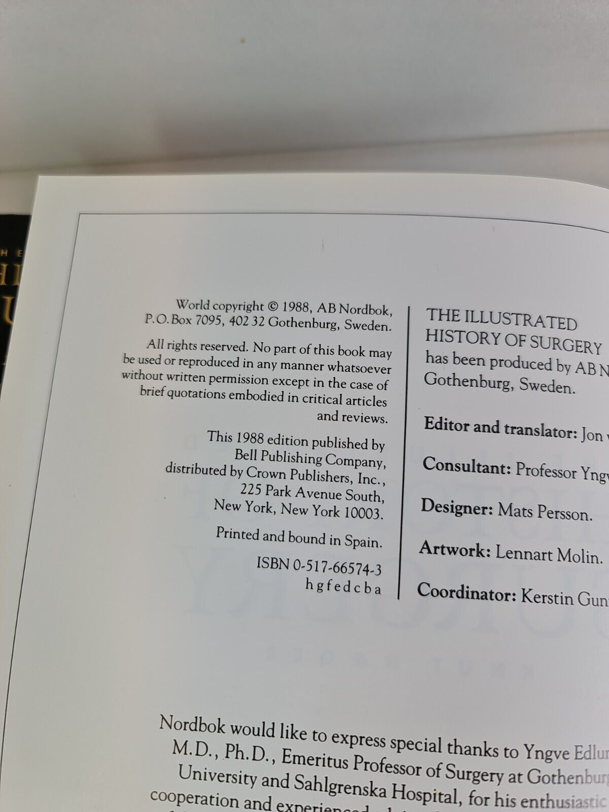 Illustrated History Of Surgery by Knut Haeger
