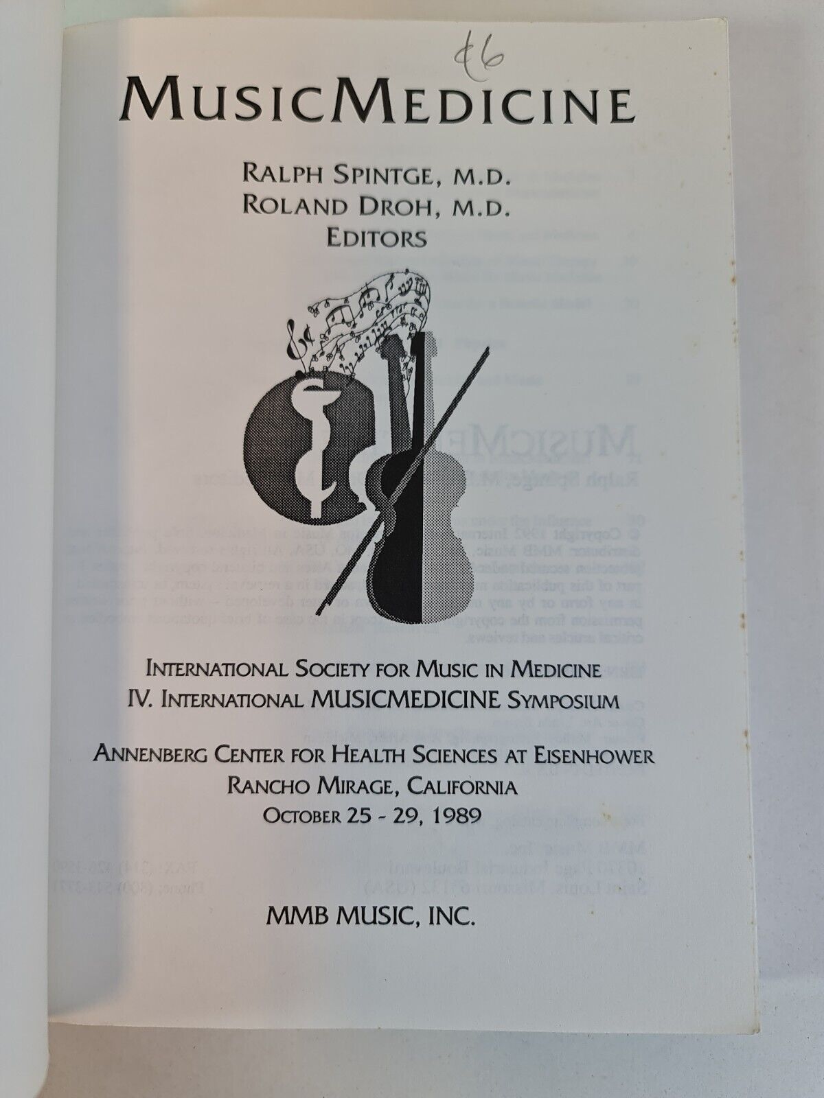 Music Medicine by Ralph Spintge