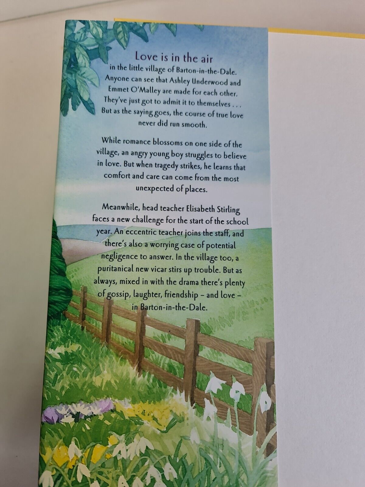 SIGNED A Lesson In Love: A Little Village School Novel by Gervase Phinn