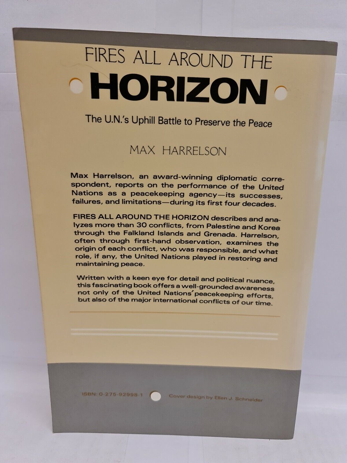 Fires All Around the Horizon: The U.N.'s Uphill Battle... by Harrelson